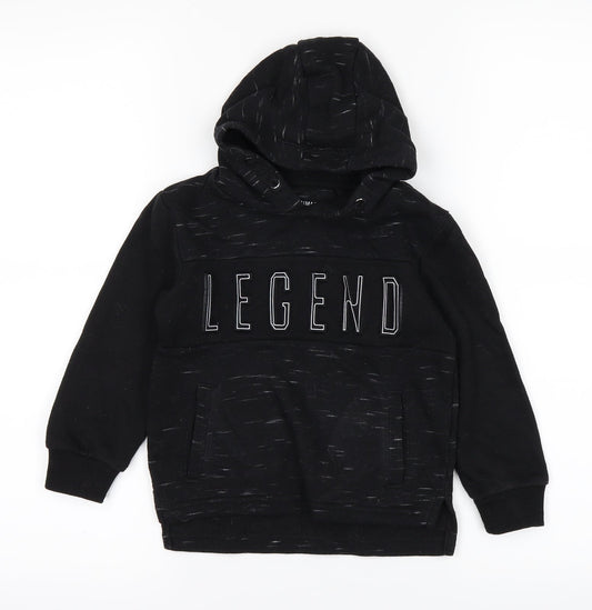 Primark Boys Black   Pullover Hoodie Size 2-3 Years