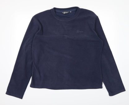 Additional front view of HiGear women’s blue jumper, size UK 16
