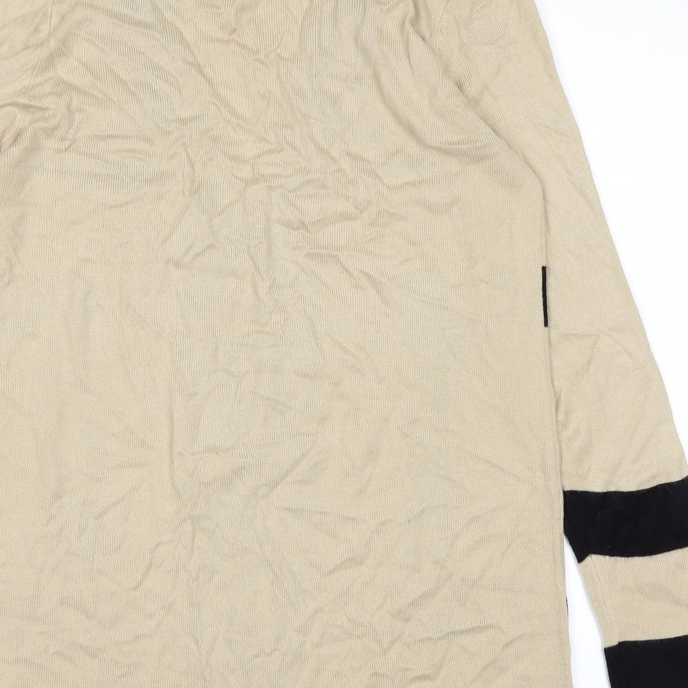 //text Womens Brown   Cardigan Jumper Size M