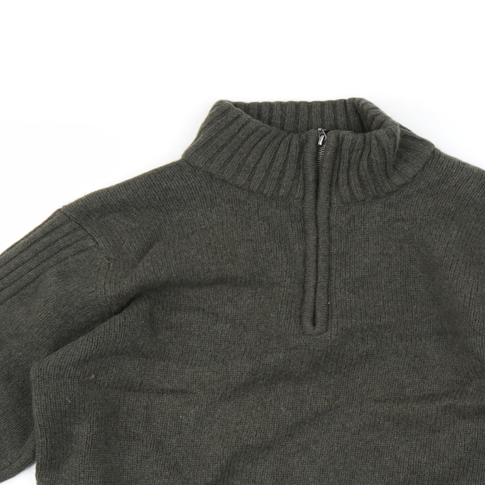 Avenue Mens Green   Pullover Jumper Size M