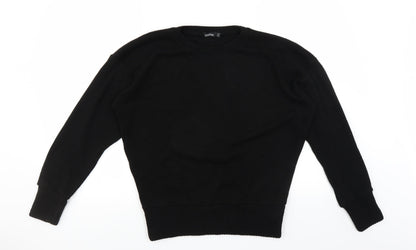 Additional front view of Boohoo women’s black jumper, size M