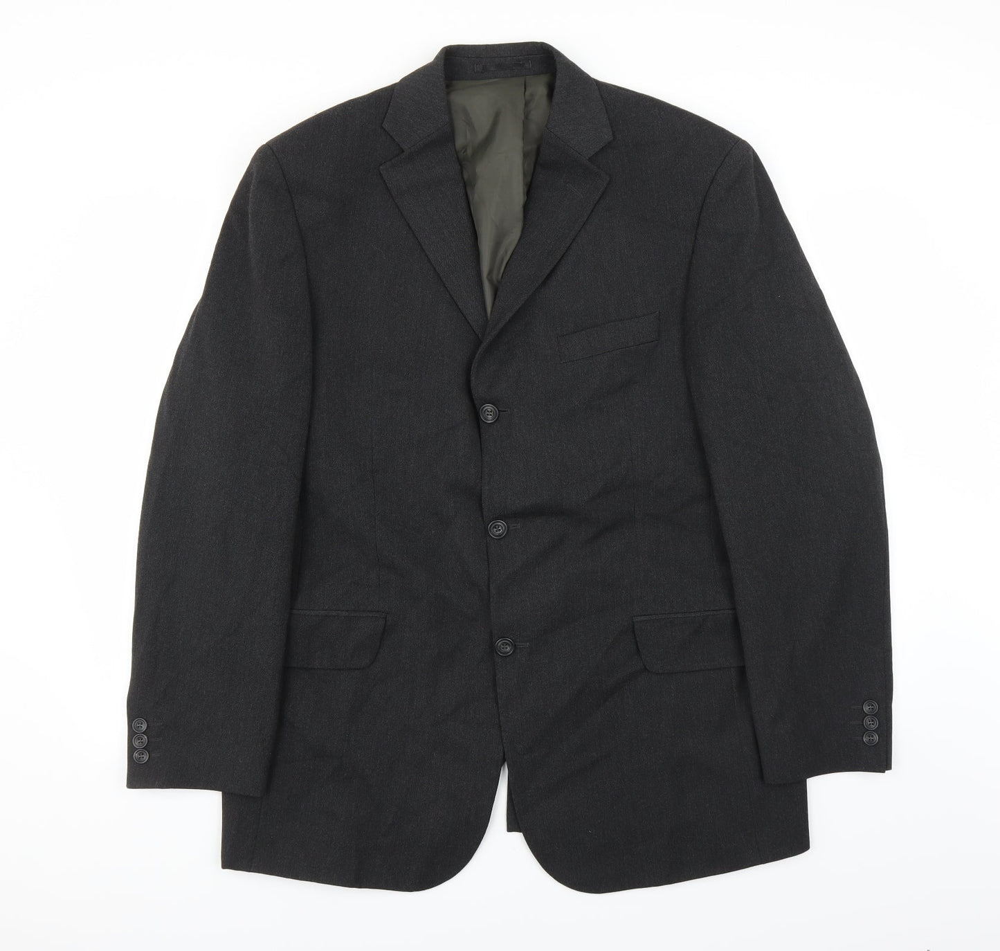 Preworn Mens Grey   Jacket Suit Jacket Size 44