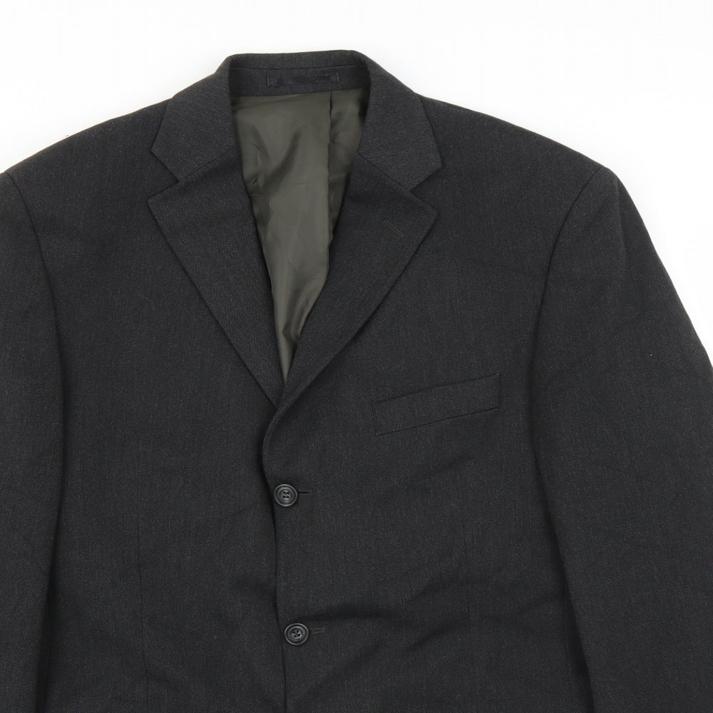 Preworn Mens Grey   Jacket Suit Jacket Size 44