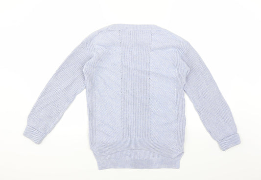 Marks and Spencer Womens Purple   Pullover Jumper Size S