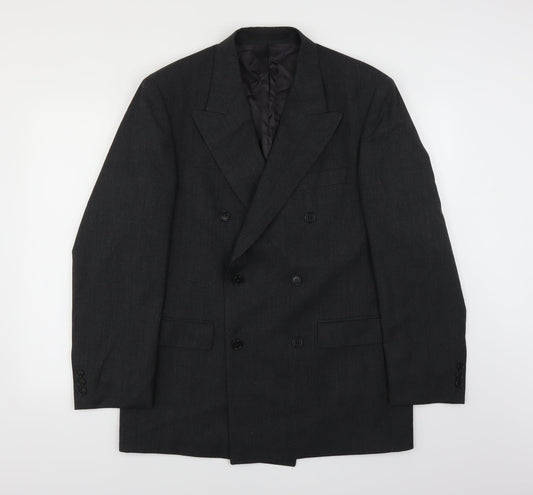 Preworn Mens Grey   Jacket Suit Jacket Size 40