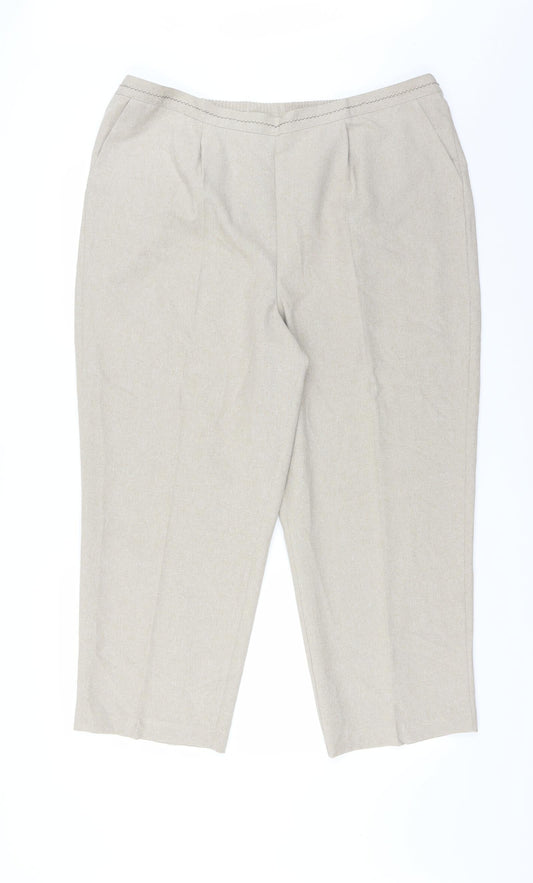 Le Bon Marché Womens Beige   Trousers  Size 20 L25 in