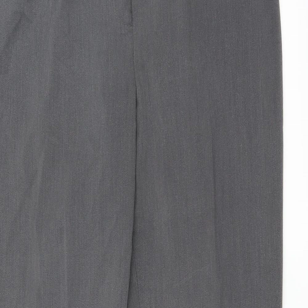 BASSINI Womens Grey   Trousers  Size 16 L29 in