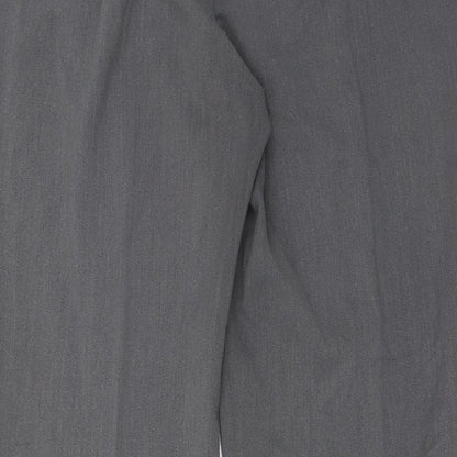 Brand and care label for Bassini women’s grey trousers, size UK 16, 29-inch leg