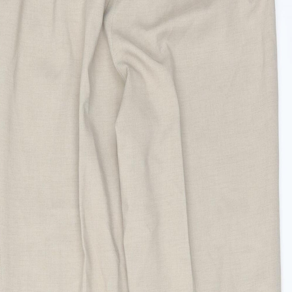 Debenhams Womens Beige   Trousers  Size 14 L27 in