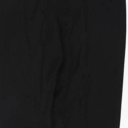 Brand and care label for Classics women’s black trousers, size UK 12, 26-inch leg