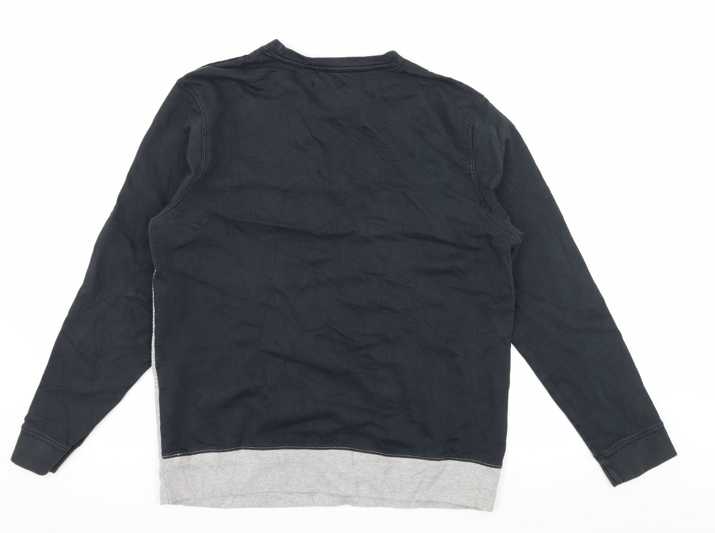 Newww   Mens Black  Jersey Pullover Sweatshirt Size M