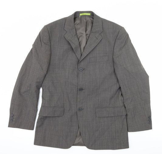 Burton Mens Grey   Jacket Suit Jacket Size S