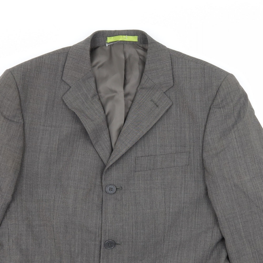 Burton Mens Grey   Jacket Suit Jacket Size S