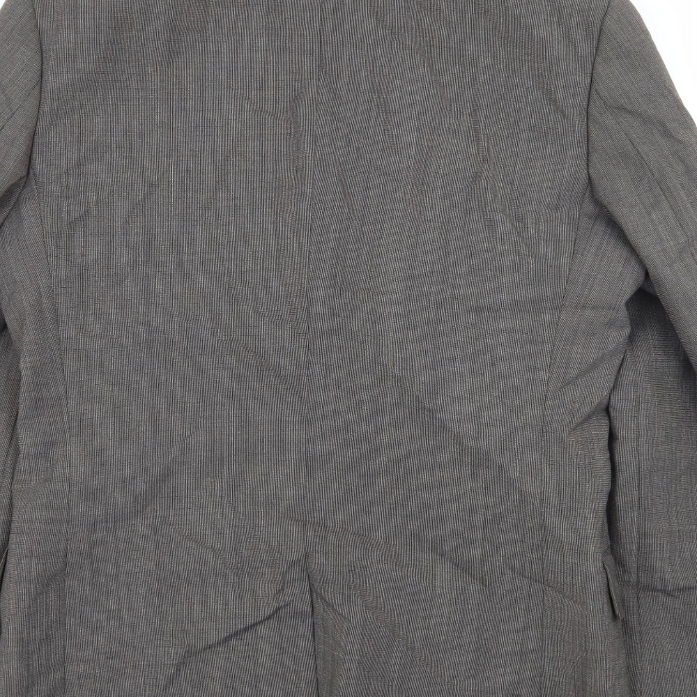 Burton Mens Grey   Jacket Suit Jacket Size S