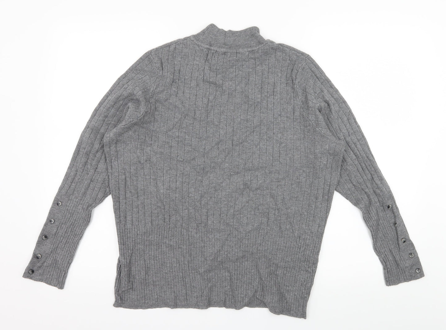 Marks and Spencer Womens Grey  Knit Pullover Jumper Size 20