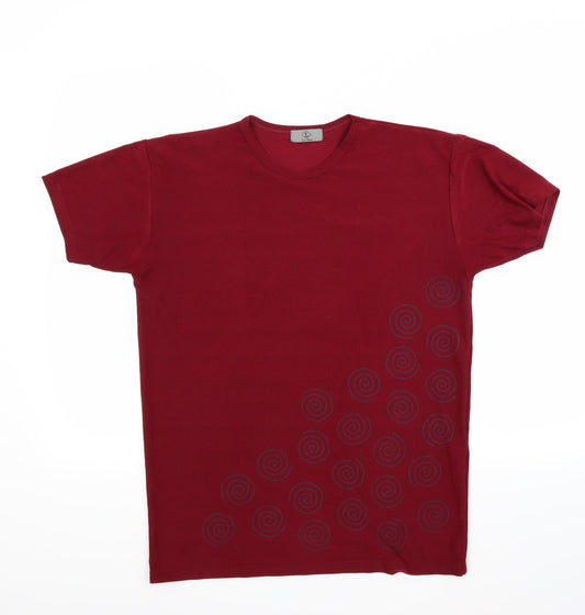Lucanto Womens Red   Basic T-Shirt Size L