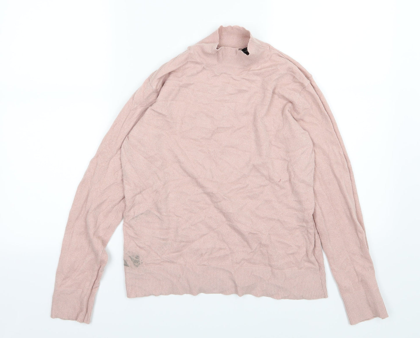 Primark Womens Pink  Knit Pullover Jumper Size 14