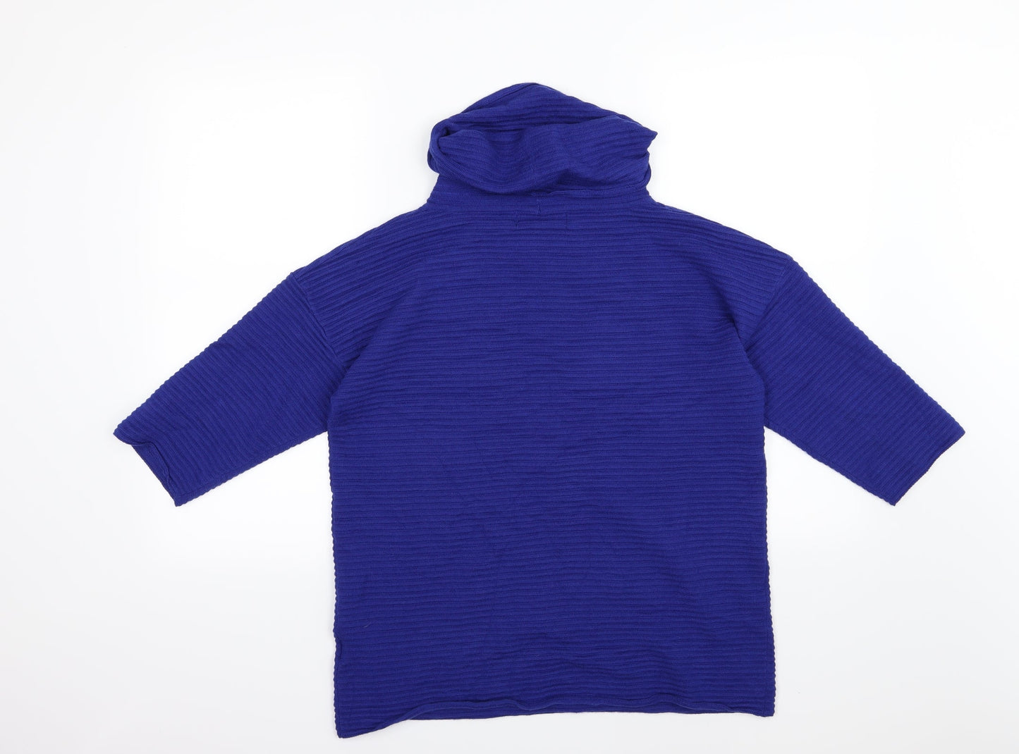 Paramour Womens Blue  Knit Pullover Jumper Size M