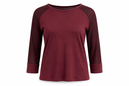 Front view of Warehouse women’s red basic polo, size UK 12