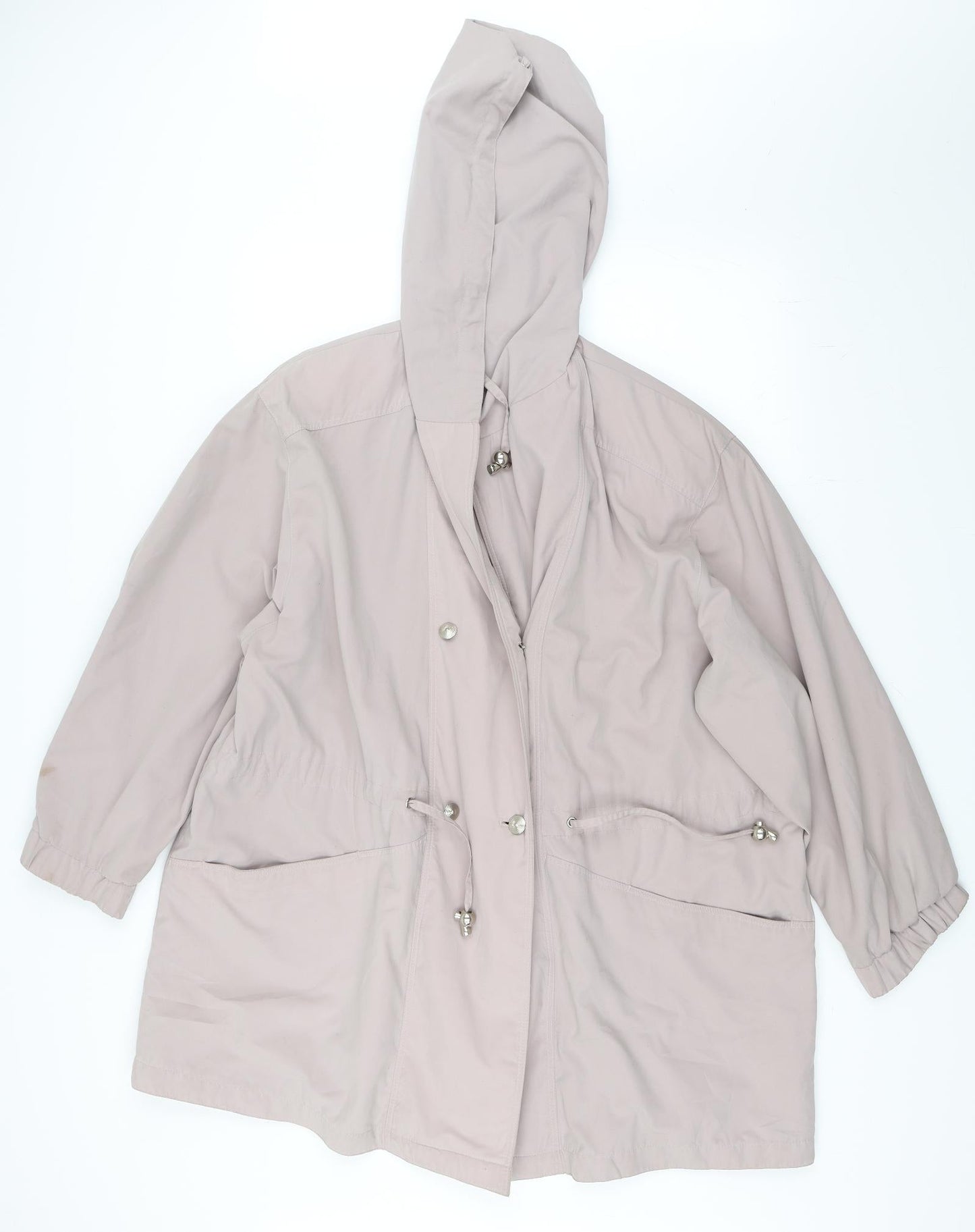 Telemac Womens Pink   Parka Coat Size 14