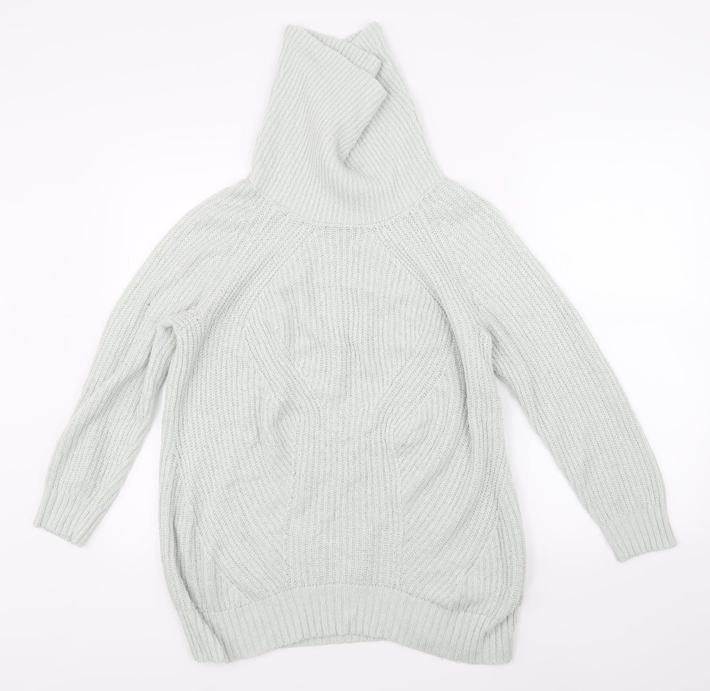 Wallis Womens Grey  Knit Pullover Jumper Size S