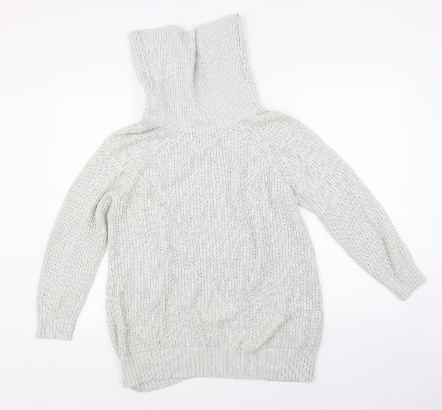 Wallis Womens Grey  Knit Pullover Jumper Size S