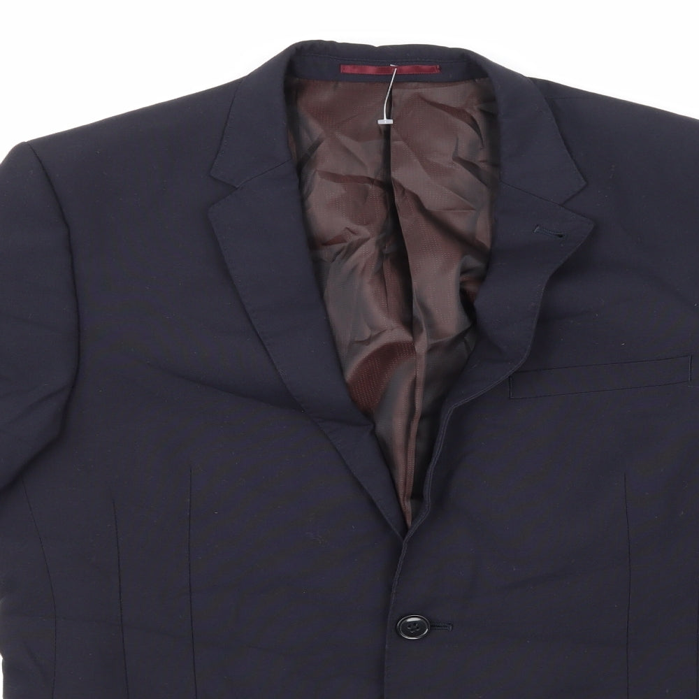 Marks and Spencer Mens Blue   Jacket Suit Jacket Size 40