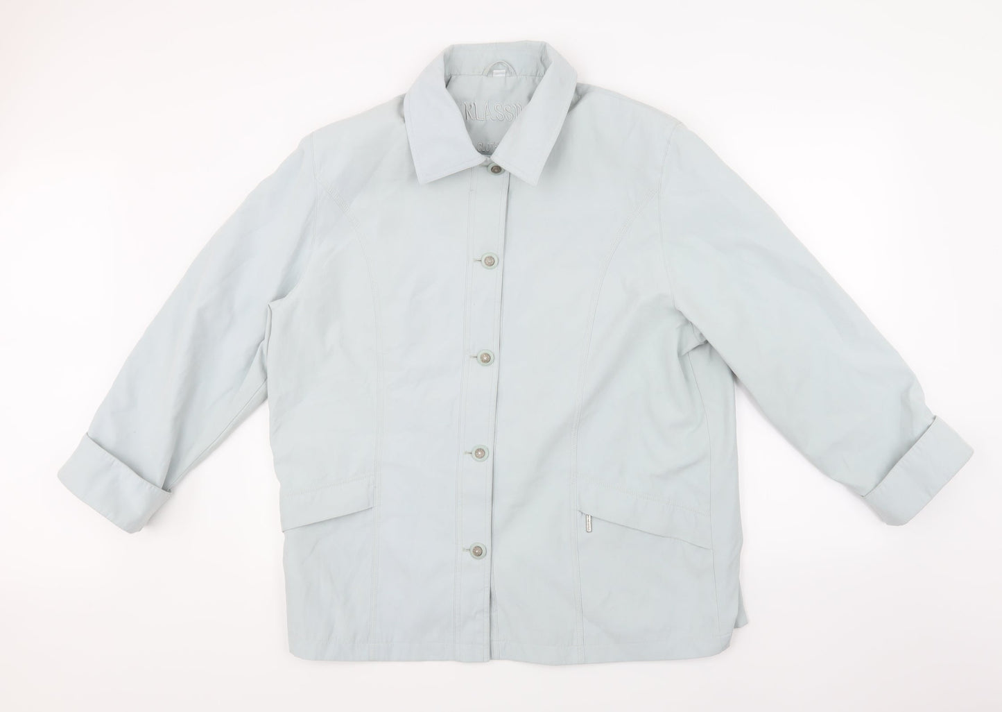 Klassik Womens Blue   Jacket  Size 20