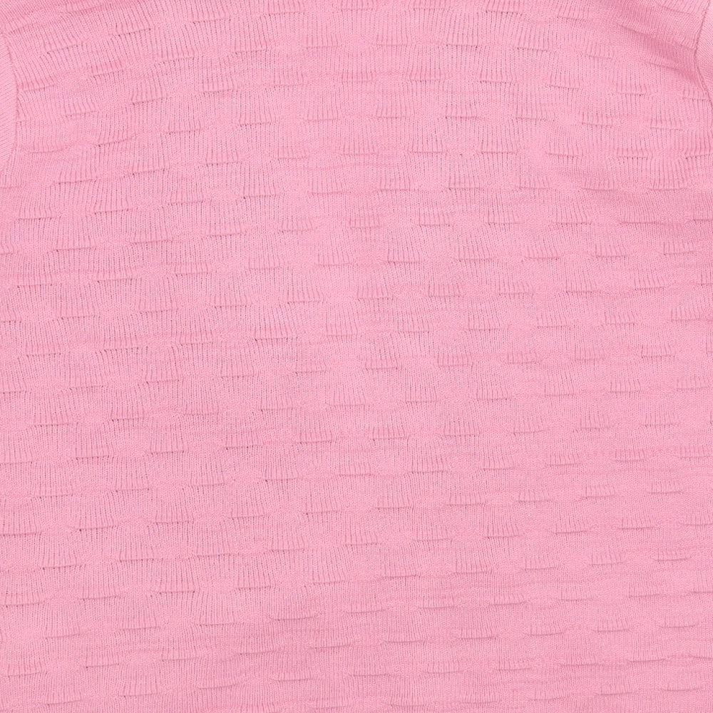 Preworn Womens Pink   Cardigan Jumper Size M
