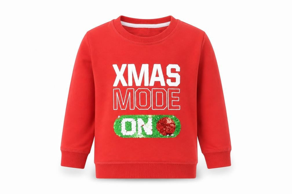 Matalan Boys Red   Pullover Sweatshirt Size 2-3 Years  - Xmas Mode On