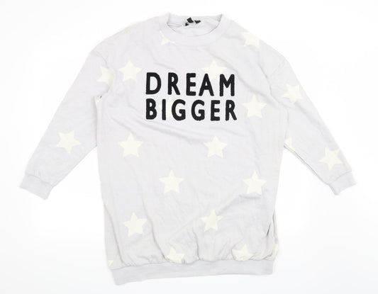 Pretty Secrets Womens Blue   Pullover Sweatshirt Size 8  - Dream Bigger