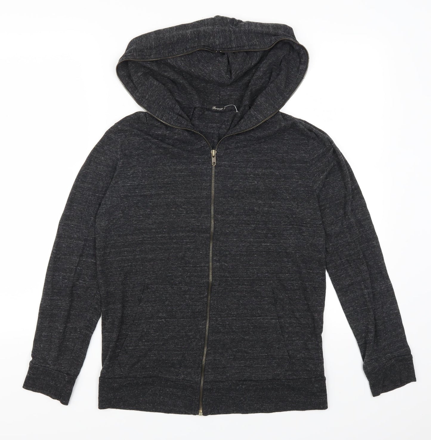 FOREVER 21 Womens Grey   Pullover Hoodie Size S