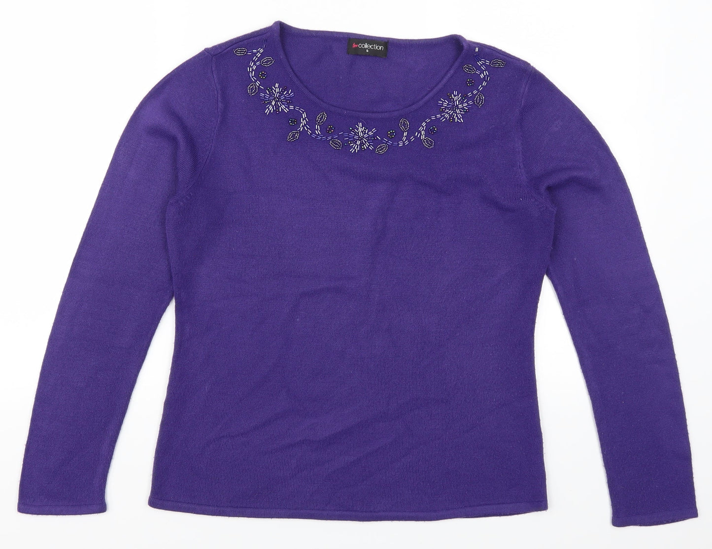 Bonmarché Womens Purple   Pullover Jumper Size S