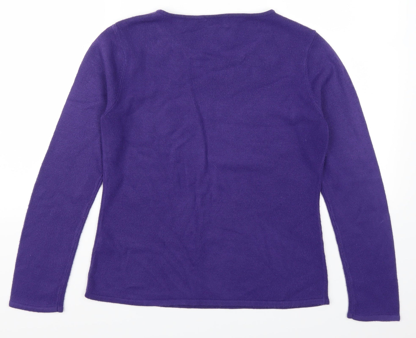 Bonmarché Womens Purple   Pullover Jumper Size S