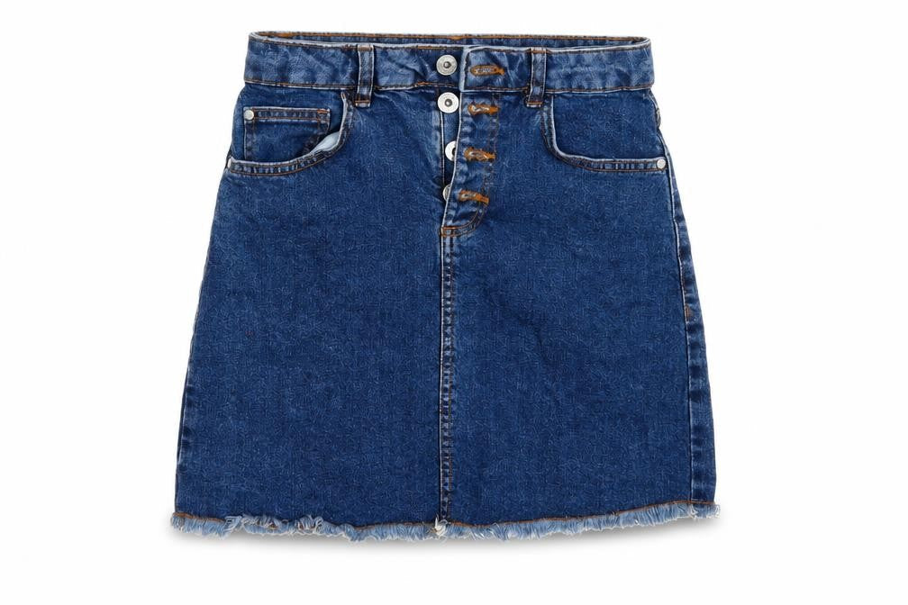 Denim & Co. Girls Blue   A-Line Skirt Size 12 Years