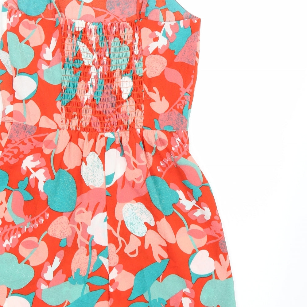 John Lewis Girls Orange   Playsuit One-Piece Size 11 Years