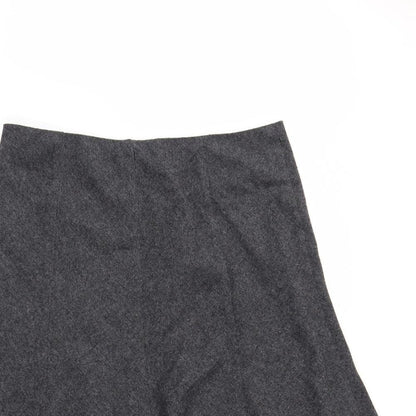 Close-up detail of New Look women’s grey pleated, size UK 16