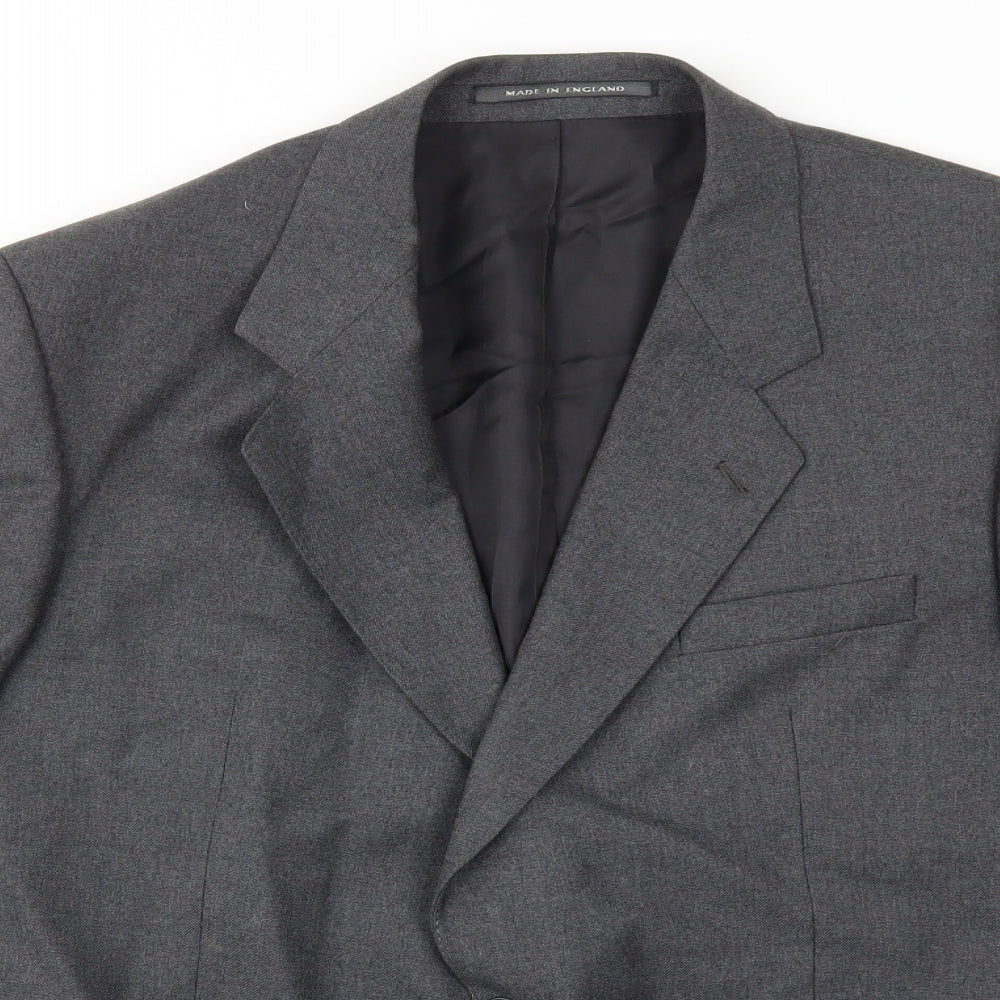 Preworn Mens Grey   Jacket Suit Jacket Size 44