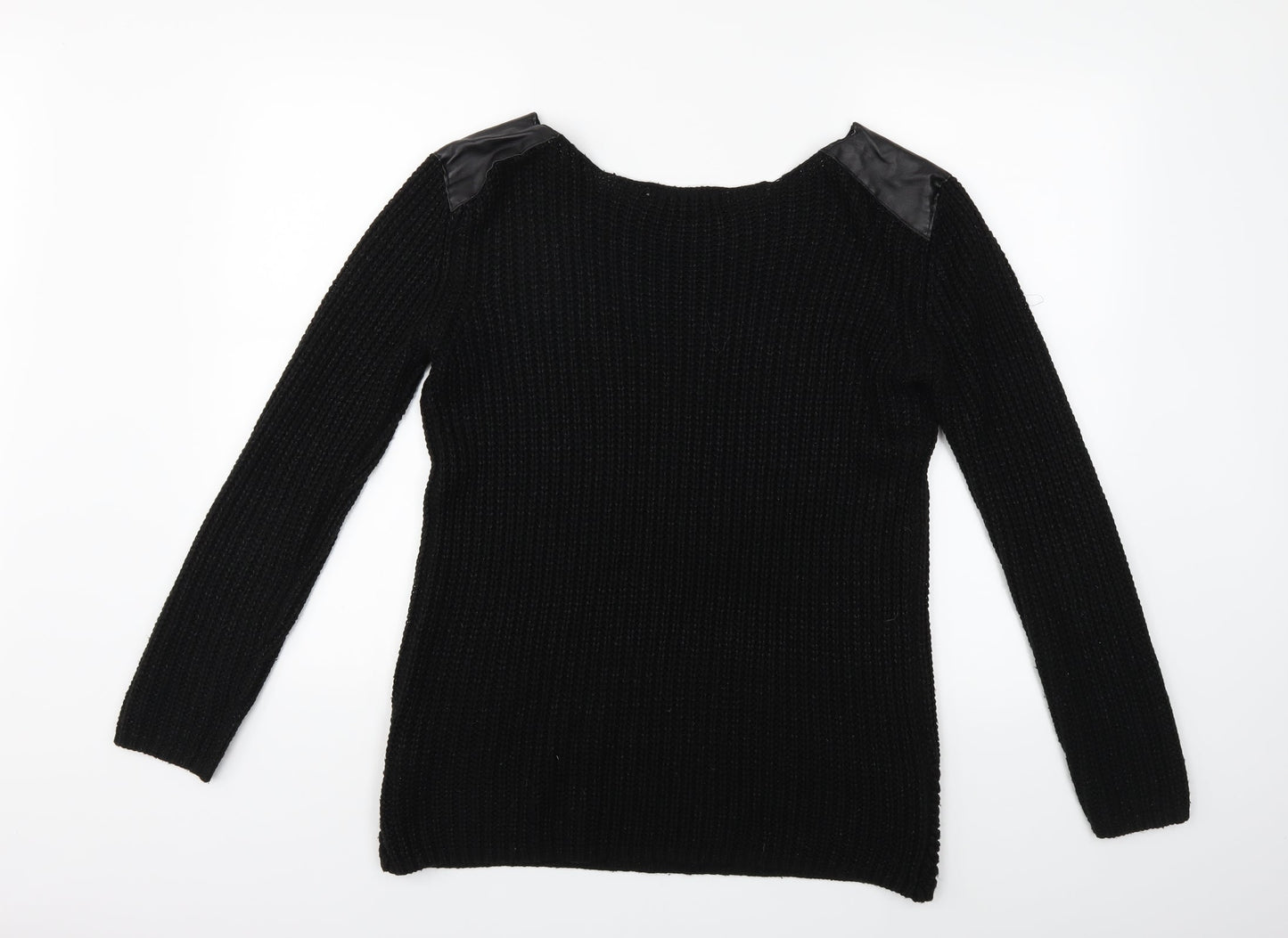Atmosphere Womens Black  Knit Pullover Jumper Size 12