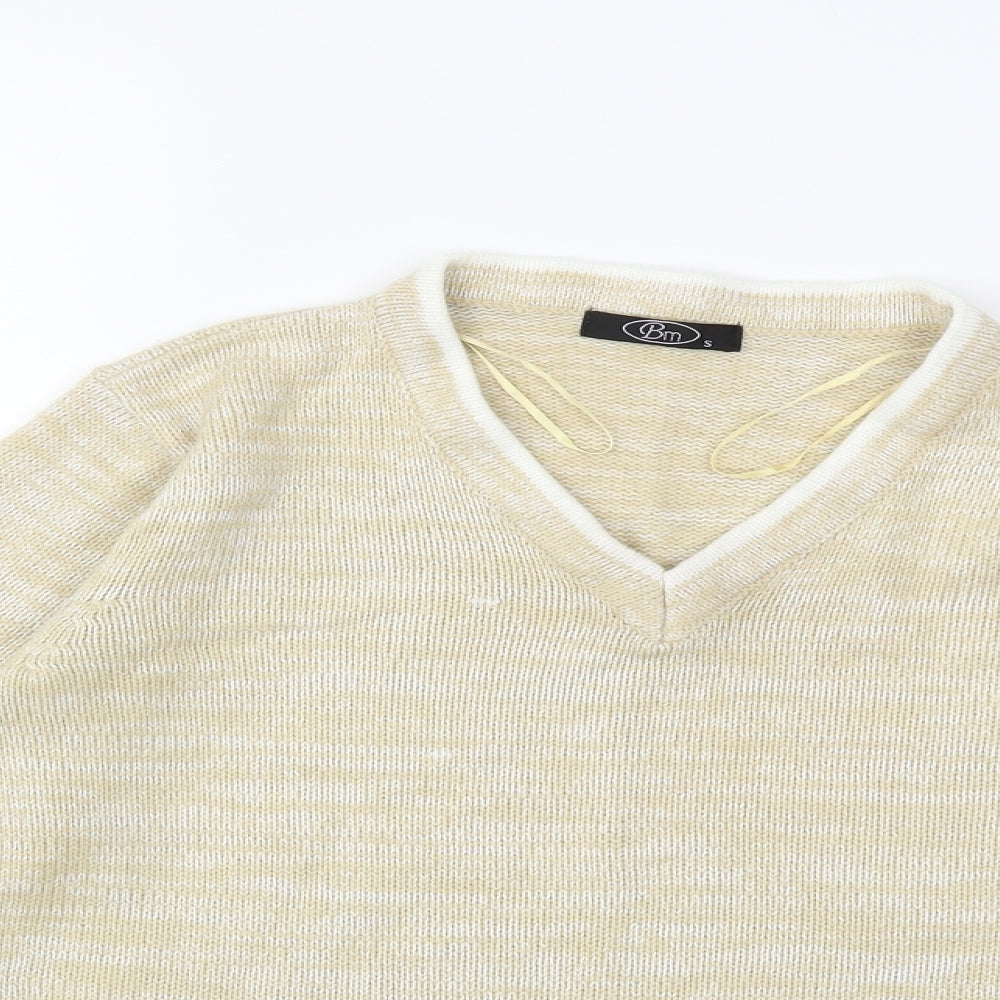 Bonmarché Womens Yellow  Knit Pullover Jumper Size S