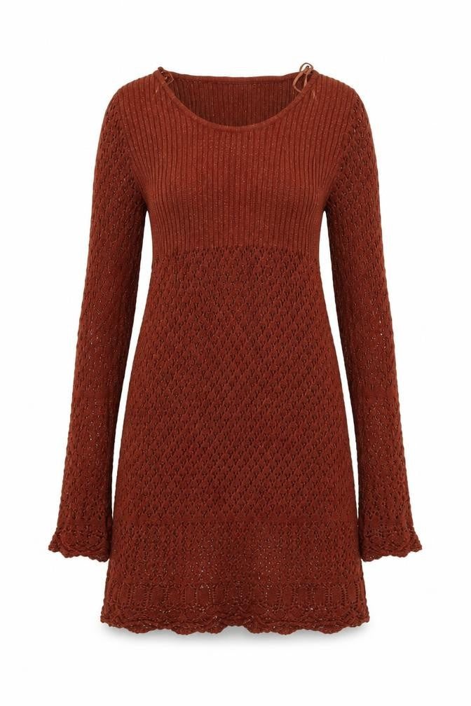 Marks & Spencer Womens Brown  Knit Pullover Jumper Size 12