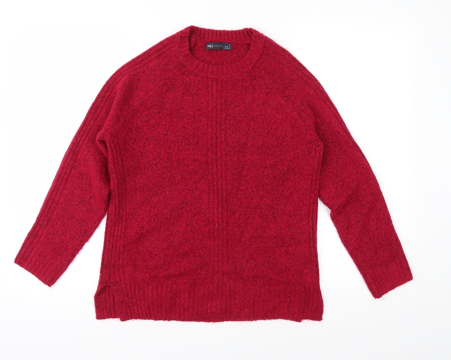 Marks and Spencer Womens Pink  Knit Pullover Jumper Size S
