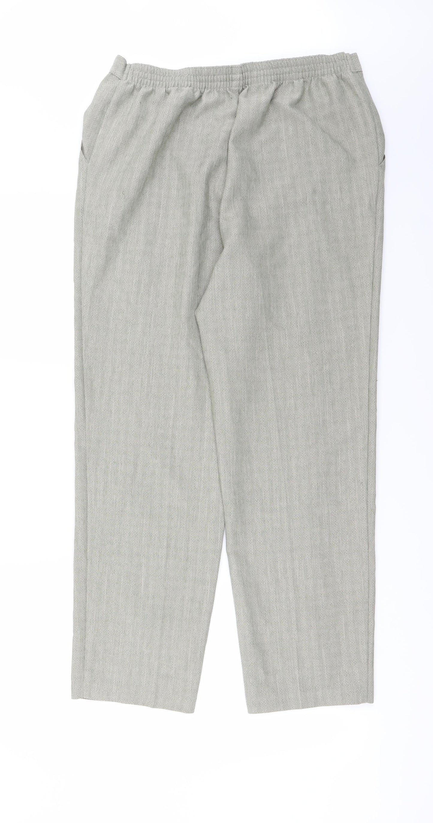 Marks and Spencer Womens Green   Trousers  Size 14 L28 in