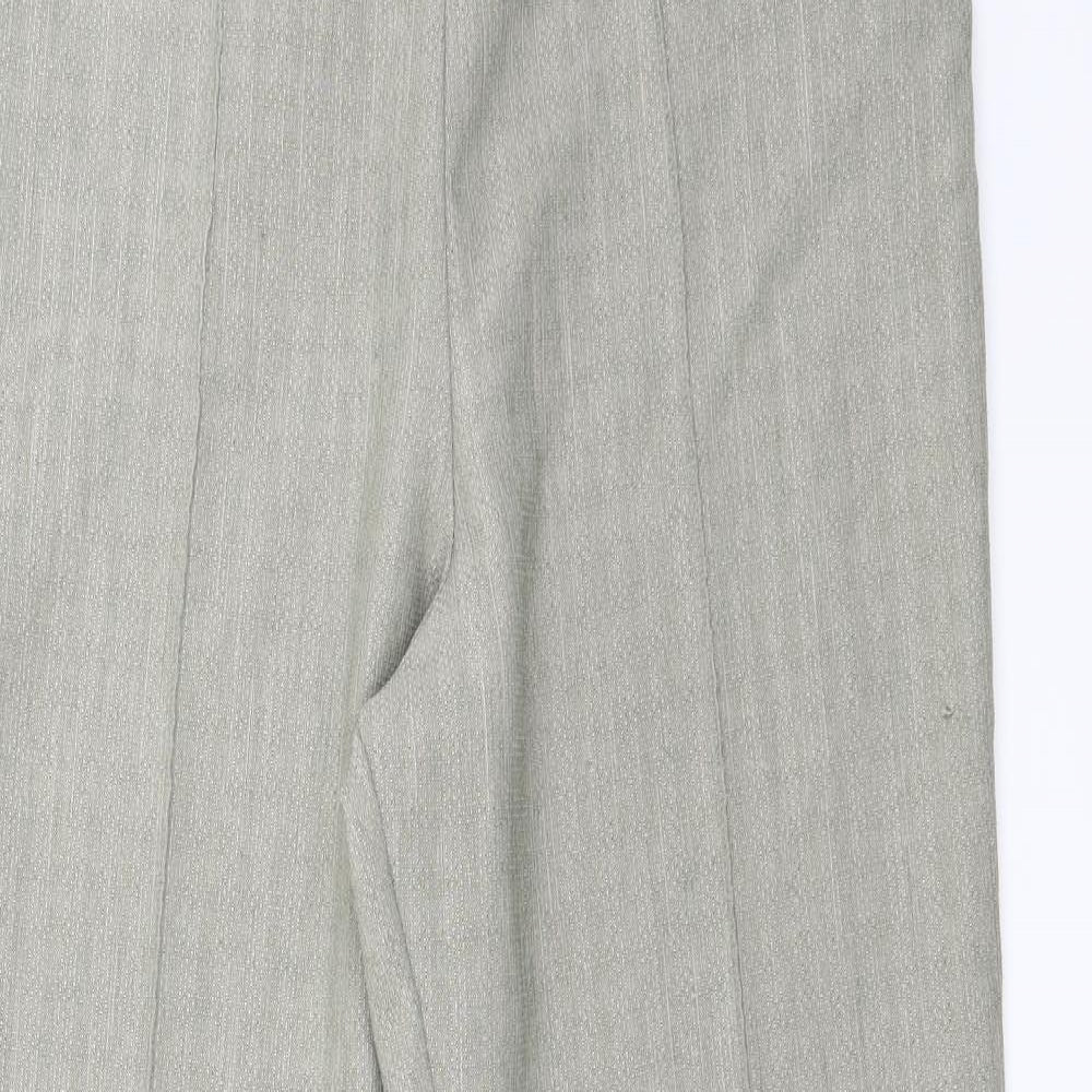 Marks and Spencer Womens Green   Trousers  Size 14 L28 in