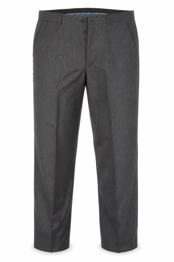 Preworn Mens Grey Striped  Trousers  Size 32 in L28 in