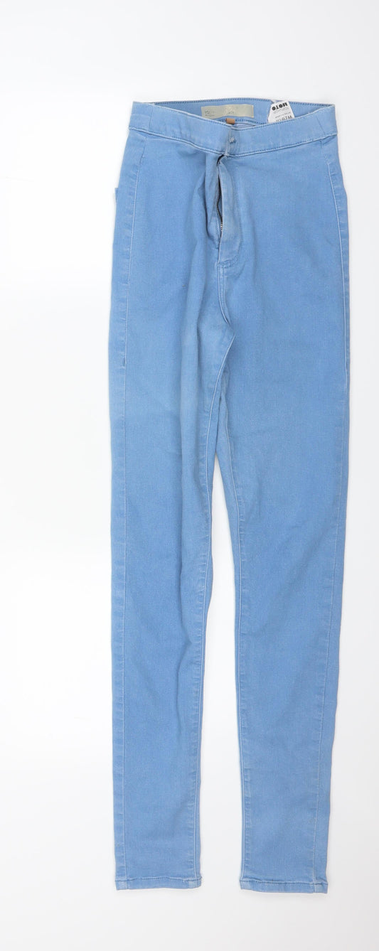 top shop Womens Blue   Skinny Jeans Size 28 L32 in