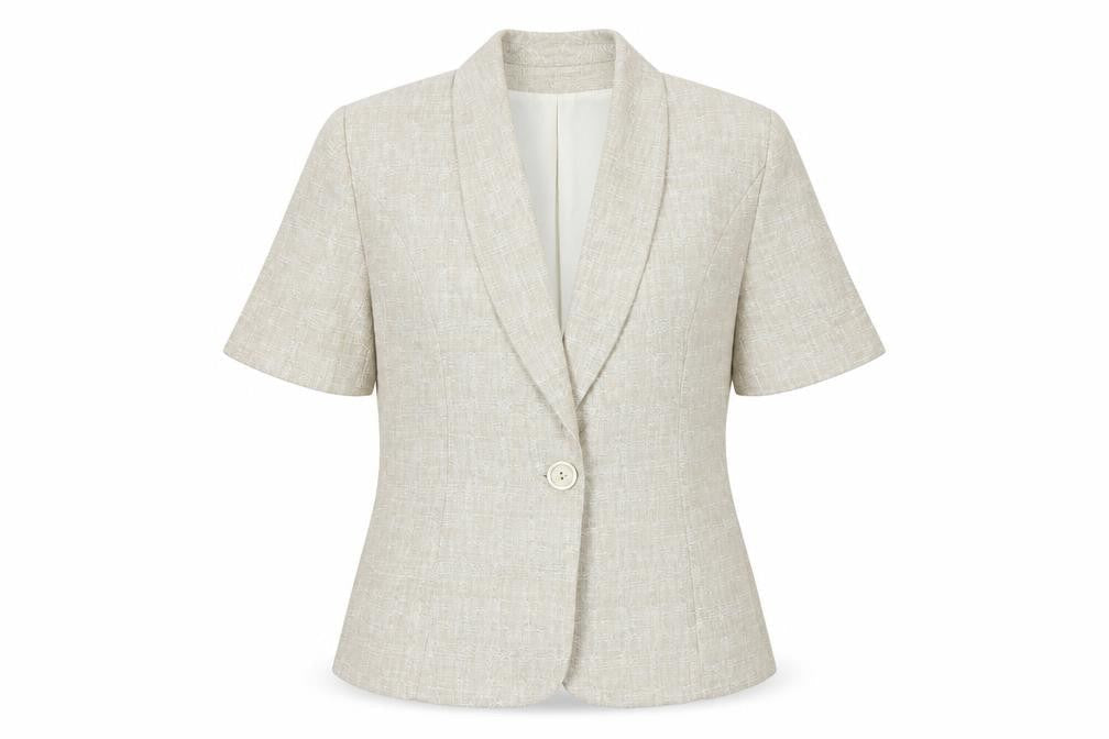 Gray & Osbourn Womens Beige   Jacket Blazer Size 10