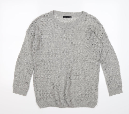 Atmosphere Womens Grey  Knit Pullover Jumper Size 10