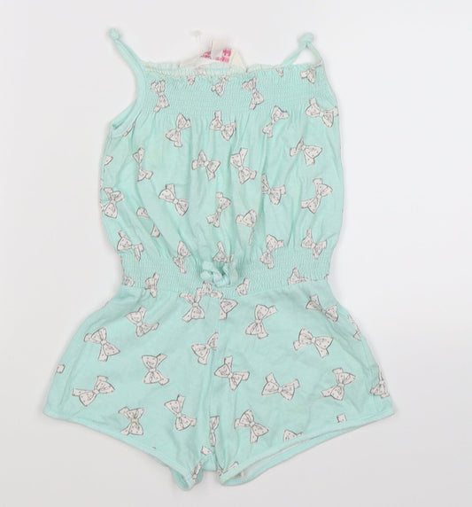 Girl2Girl Girls Green Flecked  Playsuit One-Piece Size 2-3 Years  - BOWS
