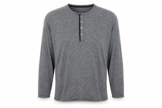 Front view of Preworn men’s grey jumper, size XL